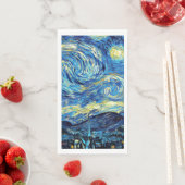 Van Gogh's berühmtes Gemälde, Starry Night Serviette (Beispiel)