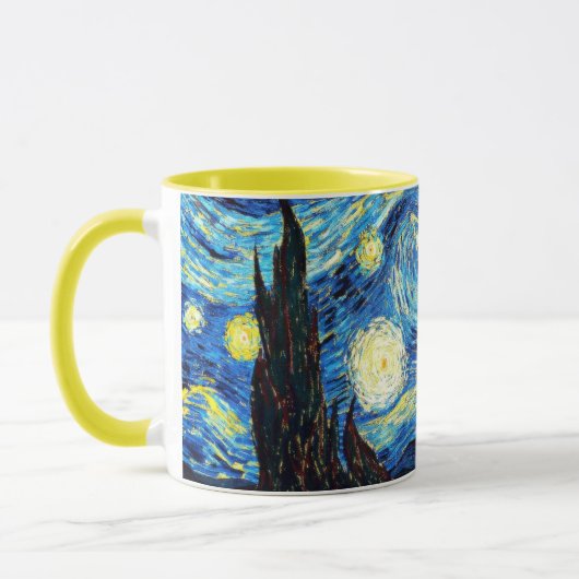 Van Gogh's berühmtes Gemälde, Starry Night Tasse (Links)