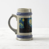 Van Goghs berühmtes Gemälde, Sternennacht Bierglas (Links)
