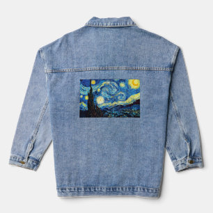 Van Goghs berühmtes Gemälde, Sternennacht Jeansjacke