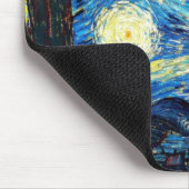 Van Goghs berühmtes Gemälde, Sternennacht, Mousepad (Ecke)