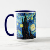 Van Goghs berühmtes Gemälde, Sternennacht Tasse (Links)