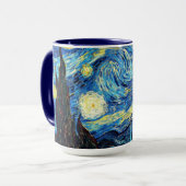 Van Goghs berühmtes Gemälde, Sternennacht Tasse (Vorderseite Links)