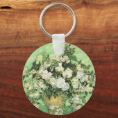 Van Gogh's Blume in Vase Schlüsselanhänger (Vorderseite)