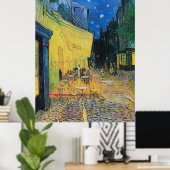 Van Gogh's Cafe Terrace at Night Poster (Heimbüro)