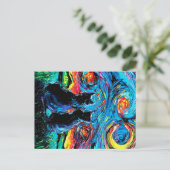 van Goghs Cats |Cat Lover Ankündigungspostkarte (Stehend Vorderseite)