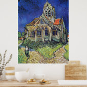 Van Gogh's Die Kirche in Auvers Poster (Küche)