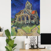 Van Gogh's Die Kirche in Auvers Poster (Heimbüro)