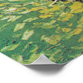 Van Gogh's Die Kirche in Auvers Poster (Ecke)