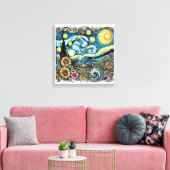 Van Gogh's Dreamscape Leinwand Mauer (Insitu (Wohnzimmer))