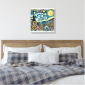 Van Gogh's Dreamscape Leinwand Mauer (Insitu (Schlafzimmer))