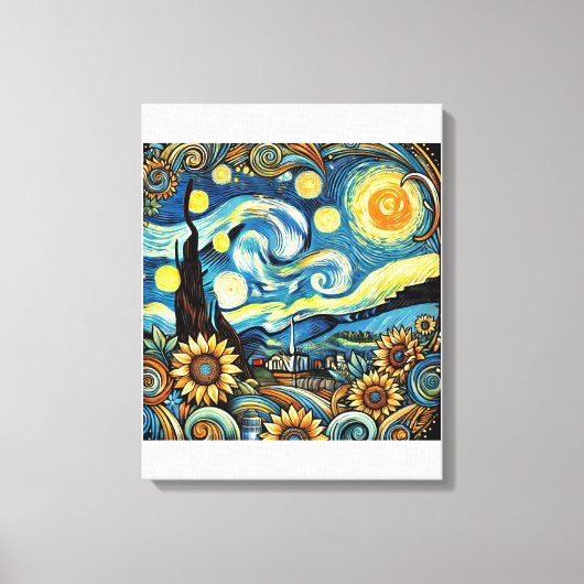 Van Gogh's Dreamscape Leinwand Wall Art (Vorderseite)