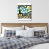 Van Gogh's Dreamscape Leinwand Wall Art (Insitu (Schlafzimmer))