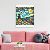 Van Gogh's Dreamscape Leinwand Wall Art (Insitu (Wohnzimmer))