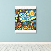 Van Gogh's Dreamscape Leinwand Wall Art (Insitu (Holzboden))