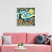 Van Gogh's Dreamscape Leinwand Wall Art (Insitu (Wohnzimmer))