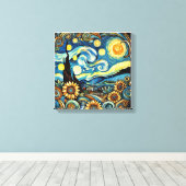 Van Gogh's Dreamscape Leinwand Wall Art (Insitu (Holzboden))