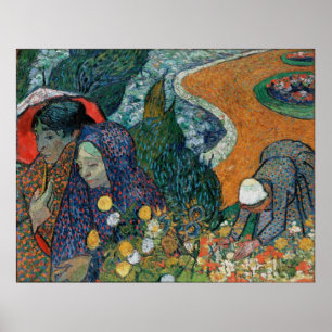 Van Gogh's Erinnerung an den Garten in Etten (1888 Poster