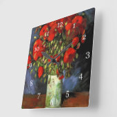 Van Gogh's famous painting, multiple choices Quadratische Wanduhr (Winkel)