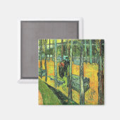 Van Gogh's Gemälde, Alychamps, Herbst Magnet (Vorderseite/Rückseite)