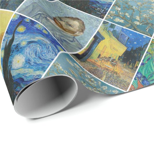 Van Gogh's Gemälde Geschenkpapier (Rolleneckpunkt)
