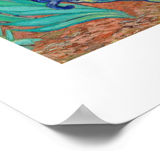 Van Gogh's Gemälde Poster (Ecke)