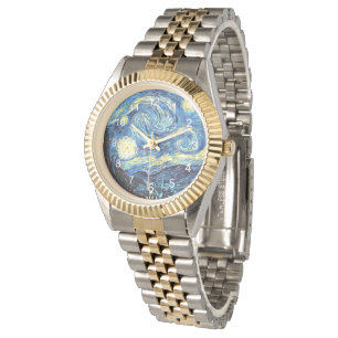 Van Goghs Gemälde Starry Night Armbanduhr