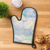 Van Goghs Himmelshintergrund Ofenhandschuh (Oben unten)