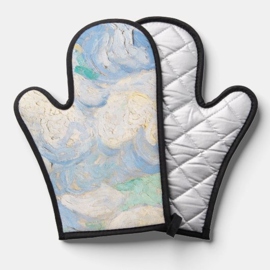 Van Goghs Himmelshintergrund Ofenhandschuh (Vorderseite/Rückseite)