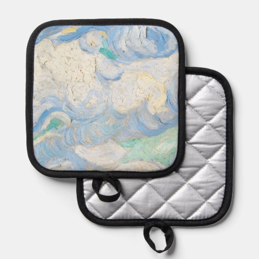 Van Goghs Himmelshintergrund Topflappen (Vorderseite/Rückseite)