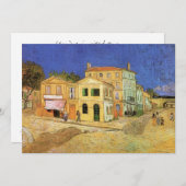 Van Gogh's House in Arles, Housewarming Party Einladung (Vorne/Hinten)