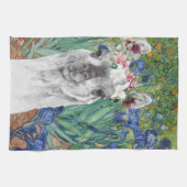Van Gogh's Ire und der Extravagante Llama Geschirrtuch (Horizontal)