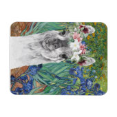 Van Gogh's Ire und der Extravagante Llama Magnet (Horizontal)