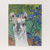 Van Gogh's Ire und der Extravagante Llama Puzzle (Vertikal)