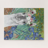 Van Gogh's Ire und der Extravagante Llama Puzzle (Horizontal)