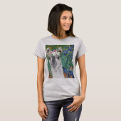 Van Gogh's Ire und der Extravagante Llama T-Shirt (Vorne ganz)
