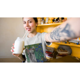 Van Gogh's Ire und der Extravagante Llama T-Shirt