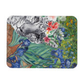 Van Gogh's Ire und Extravagant Leopard Magnet (Horizontal)