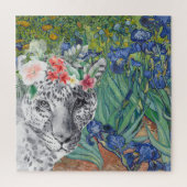 Van Gogh's Ire und Extravagant Leopard Puzzle (Vertikal)