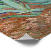 Van Gogh's Ire und Extravagantes Kaninchen Poster (Ecke)