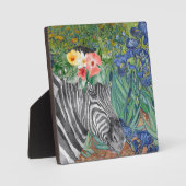 Van Gogh's Ire und Extravagantes Zebra Fotoplatte (Vorderseite)
