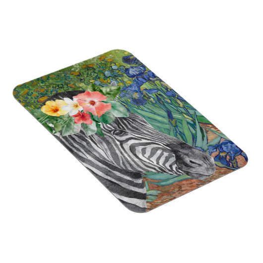Van Gogh's Ire und Extravagantes Zebra Magnet (Rechte Seite)