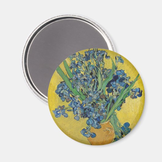 Van Gogh's Iris Magnet (Vorderseite/Rückseite)