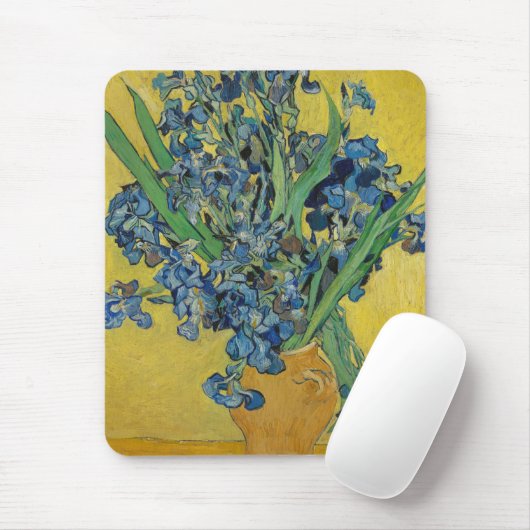 Van Gogh's Iris Mousepad (Mit Mouse)