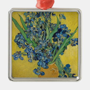 Van Gogh's Iris Ornament Aus Metall