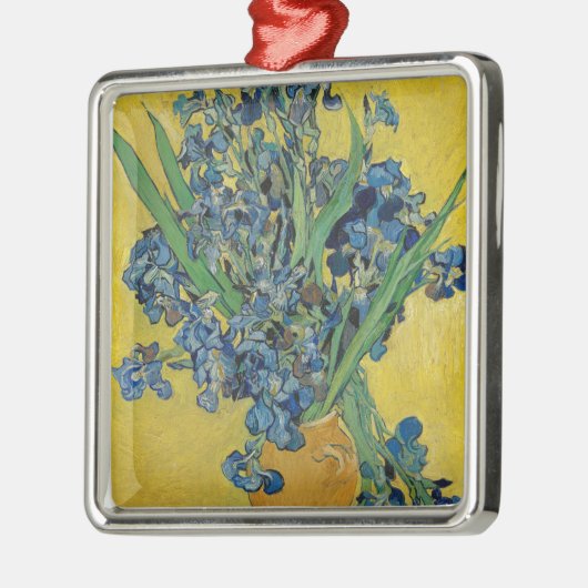Van Gogh's Iris Ornament Aus Metall (Links)