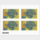 Van Gogh's Iris Rechteckiger Aufkleber (Blatt)