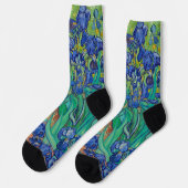 Van Goghs Iris-Socken Socken (Linkes Detail)