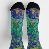 Van Goghs Iris-Socken Socken (Oben)