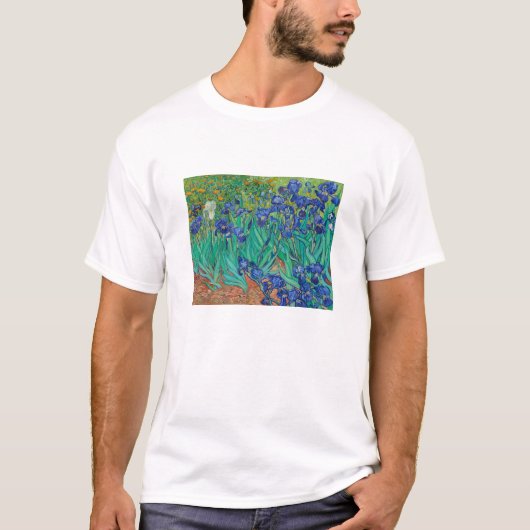 Van Goghs Irises T-Shirt (Vorderseite)